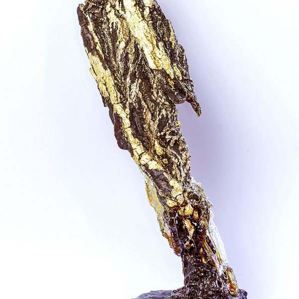 rzeźba, nowoczesna rzeźba do salonu, złoto, adriana plucha