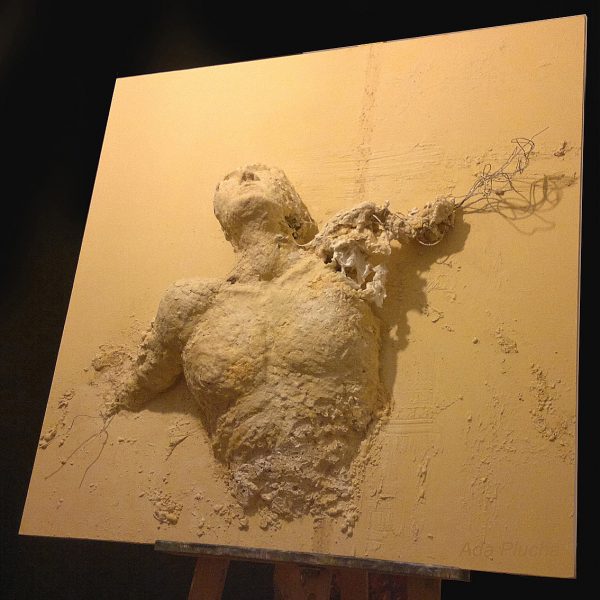 malarstwo abstrakcja duży nowoczesny obraz prezent warszawa przestrzenny adriana plucha abstract art three dimensional painting