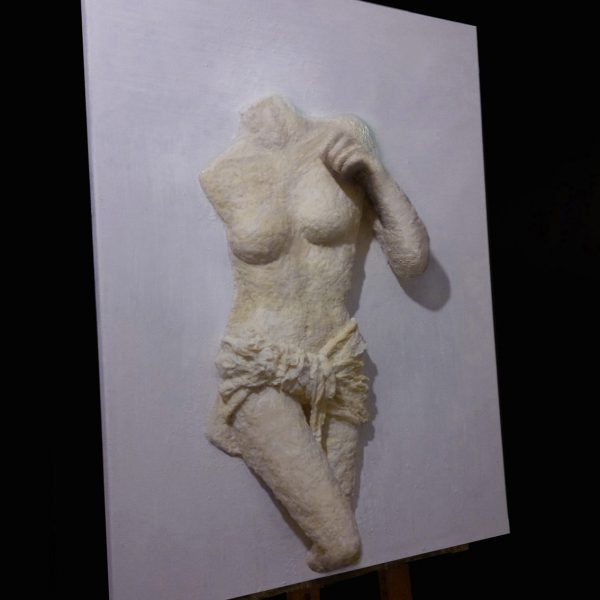 malarstwo abstrakcja obraz przestrzenny akt kobiecy 3D obraz na ścianę abstract 3D act woman