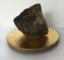 rzeźba do wnętrz, kamień, naturalna dekoracja do salonu, złoto, gold leaf scuplture