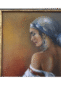 (English) “Byzantine Woman”, detail of figurative portrait
