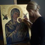 kopia ikony matki bożej nieustającej pomocy obraz na zamówienie artystka pracownia artysty