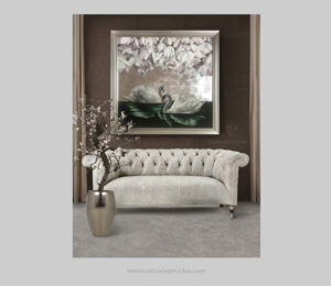 nowoczesne obrazy do salonu glamour srebrne dodatki do wnętrza adriana plucha silver living room