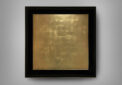 (English) “Aurum vel Vitrum”, abstract painting with gold leaf