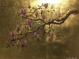 (English) spring landscape painting evening