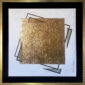 (English) “Parallel Worlds”, abstract painting, structural concrete, framed
