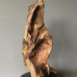 (English) The Canticle of the Wind natural sculpture with wood and stone