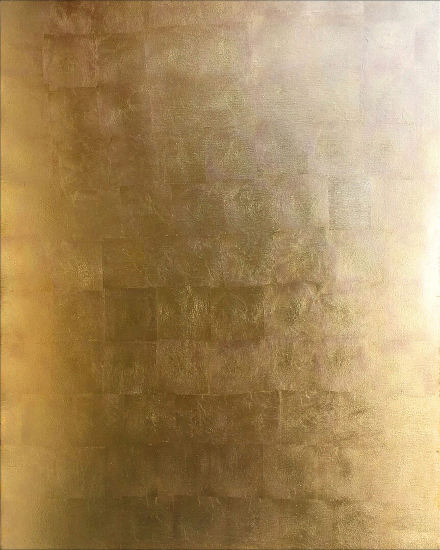 (English) “Aurum vel Vitrum II”, pure gold leaf