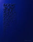 (English) “Nocturne. Unfathomed Depth of the Ocean”, abstract painting, mineral structure