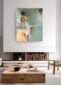 (English) “Source of Serenity”, figurative painting in interior