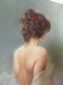 (English) “Sensuality”, detail of figurative nude painting
