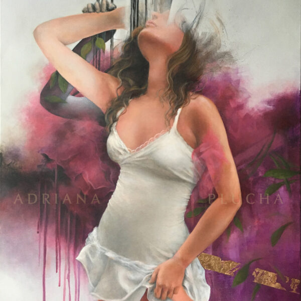 akt kobiecy obraz olejny na płótnie ręcznie malowany, obrazy nowoczesne do salonu, femaleact, home decor, living room