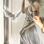 (English) “Light of Hope”, work in progress, figurative painting