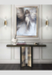 (English) “Mystery”, figurative painting in interior