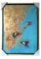 (English) harmony in the air i landscape painting framed schlagmetal blue