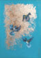 (English) harmony in the air ii landscape painting turquoise tones schlagmetal
