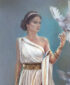 (English) “Sanctuary of the Soul” detail, figurative painting