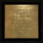 aurum vel vitrum, gold leaf, framed